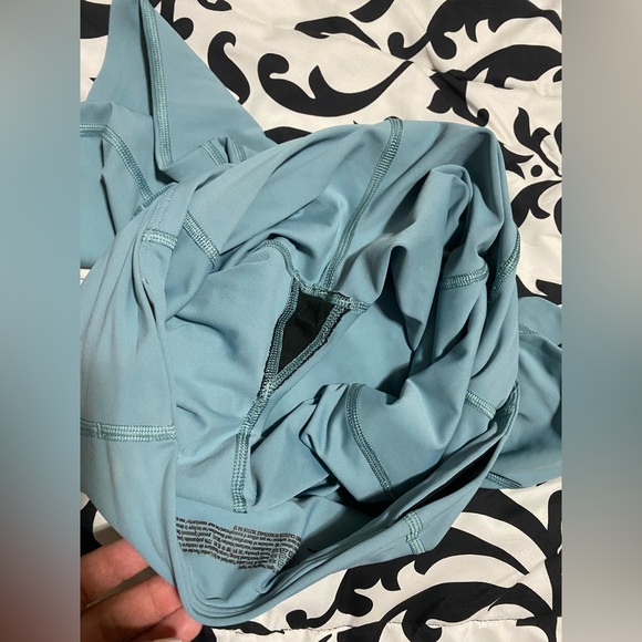 Victoria Sport Light Blue/Green Yoga/workout pants with pockets-size Med - Picture 3 of 11